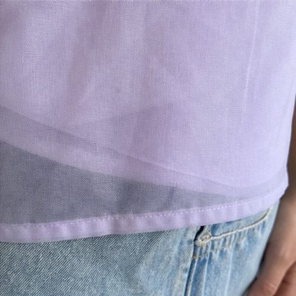 Camel Ruffle Blouse - Picture 6 of 6